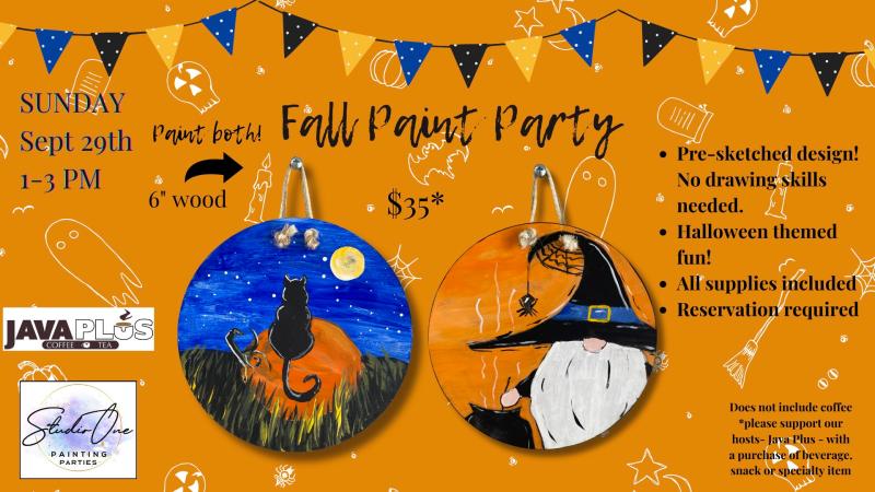 Paint Party- Halloween theme @ Java Plus