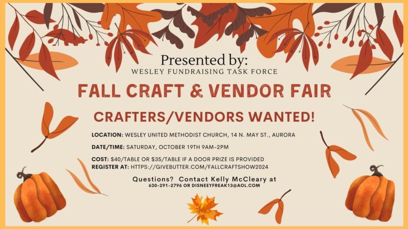 Fall Craft & Vendor Fair!