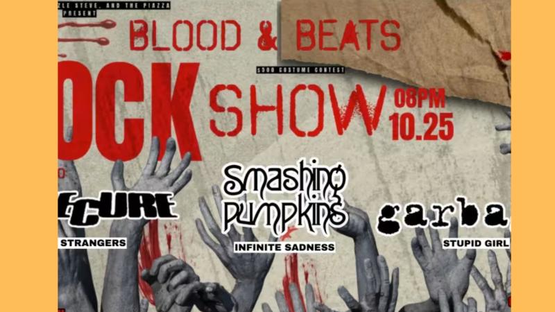 Blood, Beats & Rock- Tributes to Smashing Pumpkins, The Cure and Garbage