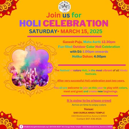 Holi Celebration!