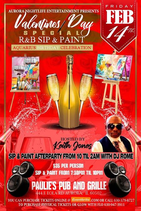 Valentine's Day R&B Sip & Paint