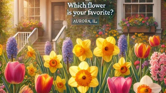 What’s your favorite spring flower to see bloom around Aurora? 