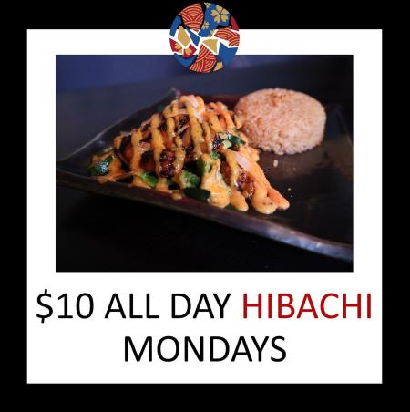 $10 Hibachi MONDAYS