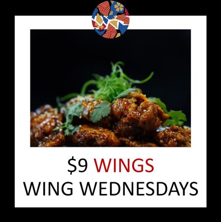 $9 WING WEDNESDAYS