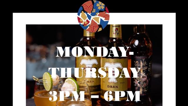 50% Off Happy Hour Special