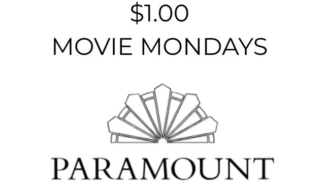 $1.00 Movie Mondays