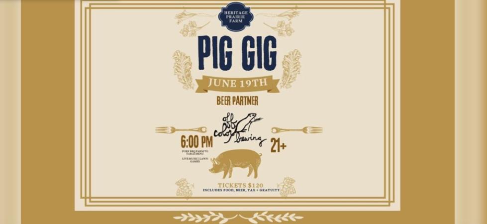 PIG GIG Farm Dinner!