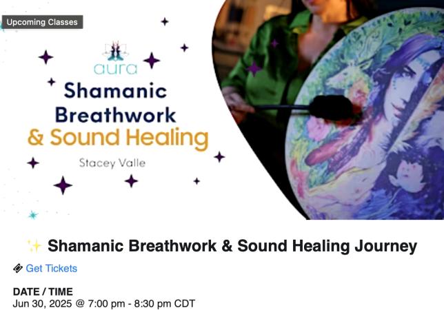Shamanic Breathwork & Sound Healing