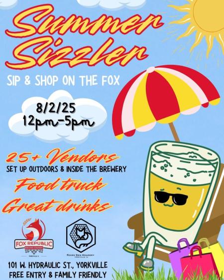 Summer Sizzler- Sip & Shop On the Fox