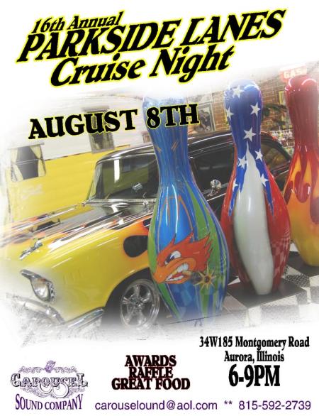 16th Annual Parkside Lanes Cruise Night