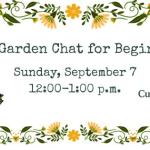 Fall Garden Chat for Beginners