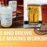Boots and Brews Candle making Workshop
