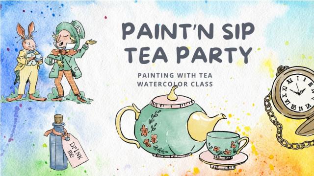 Paint N Sip Tea Party