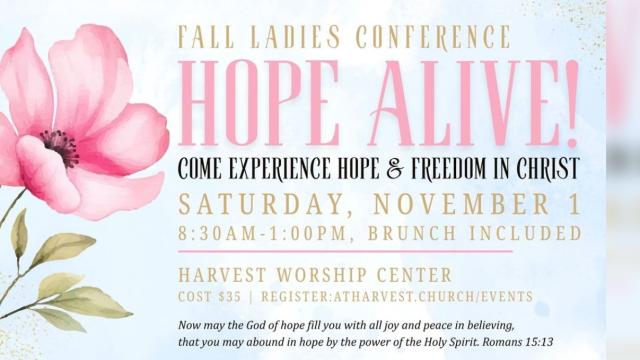 Fall Ladies Conference - HOPE ALIVE!
