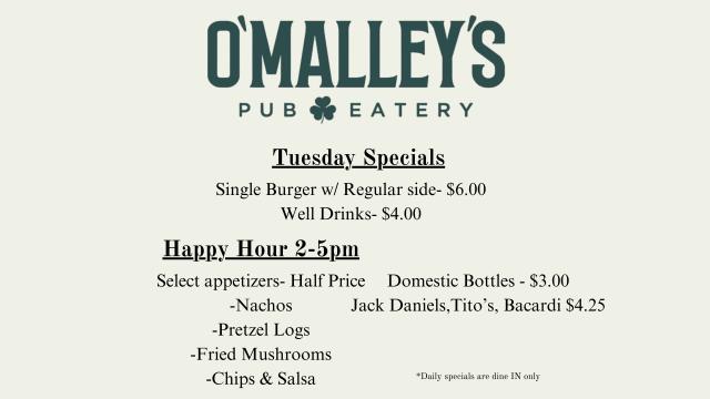 Tuesday Specials!