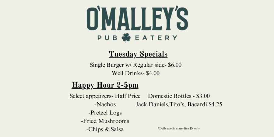 Tuesday Specials!