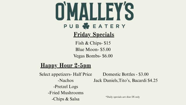 Friday Specials!