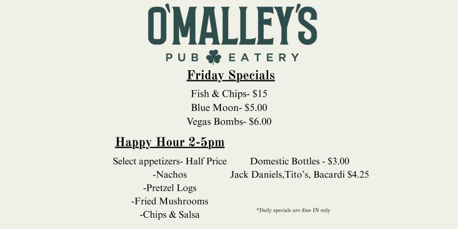 Friday Specials!