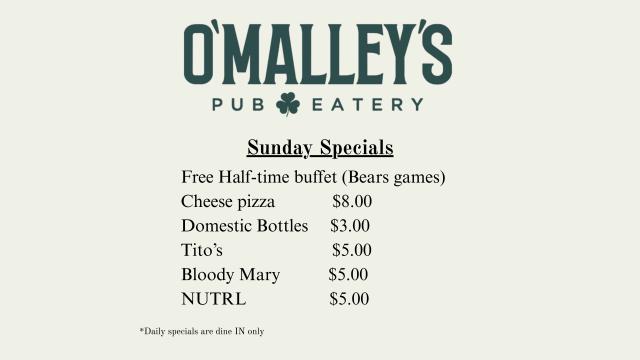 Sunday Specials!