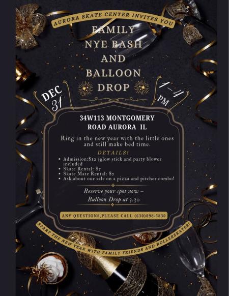 Family NYE Bash & Balloon Drop