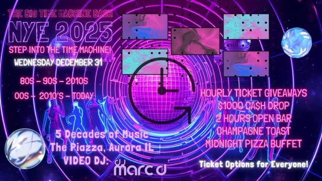 The Big Time Machine NYE bash 