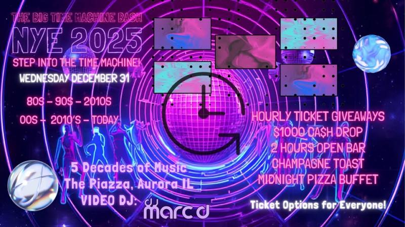 The Big Time Machine NYE bash 