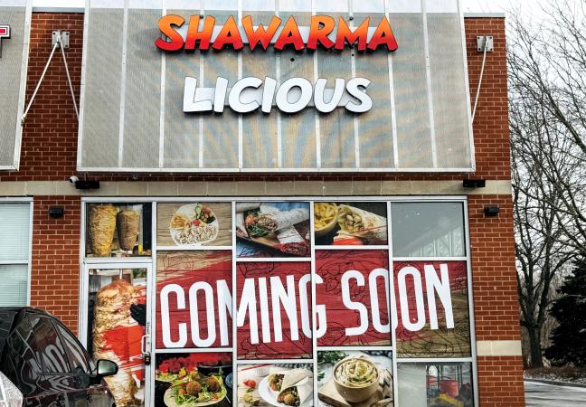 Shawarmalicious Announces New Aurora Location on Eola Road, Targeting March Opening