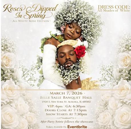 Roses Dipped in Spring an 