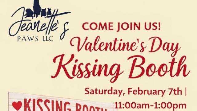 Valentine's Day Kissing Booth