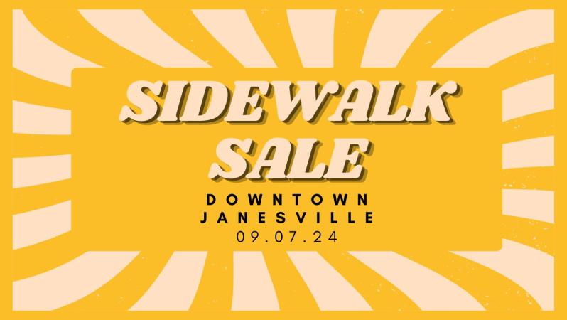 Downtown Janesville Sidewalk Sale