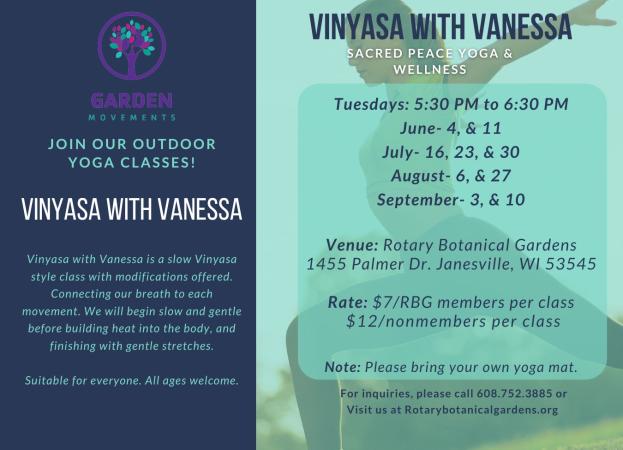 Garden Movements: Vinyasa with Vanessa