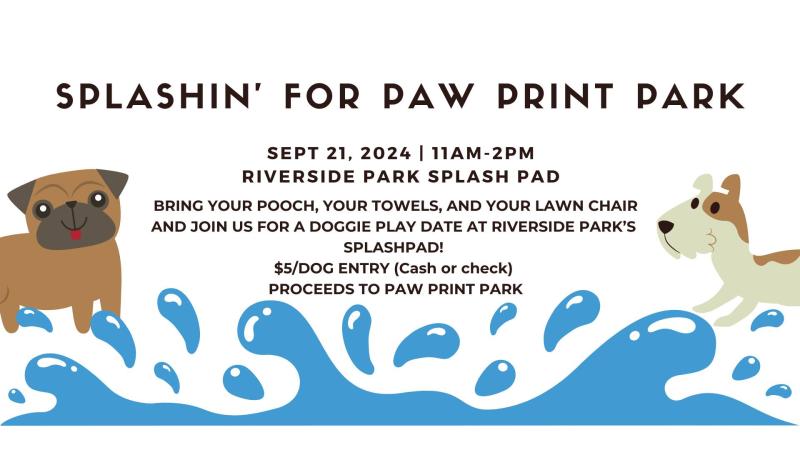 Splashin for Paw Print Park