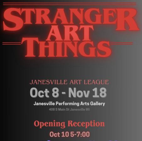 Stranger Art Things Exhibit