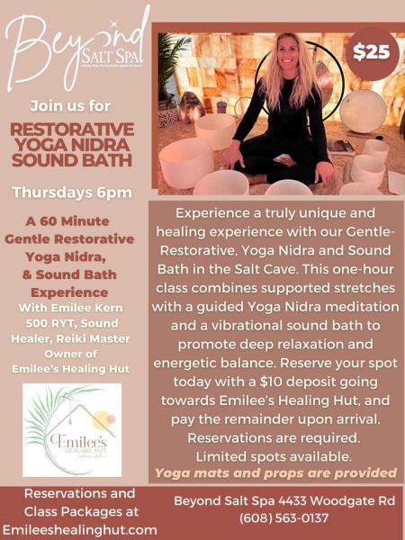 Restorative Yoga Nidra and Sound Bath