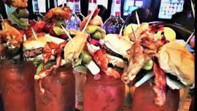 $16 Painkiller Bloody Mary with Domestic Chaser