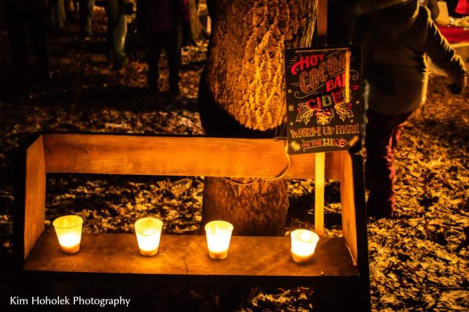 Candlelight Hike at Storrs Lake