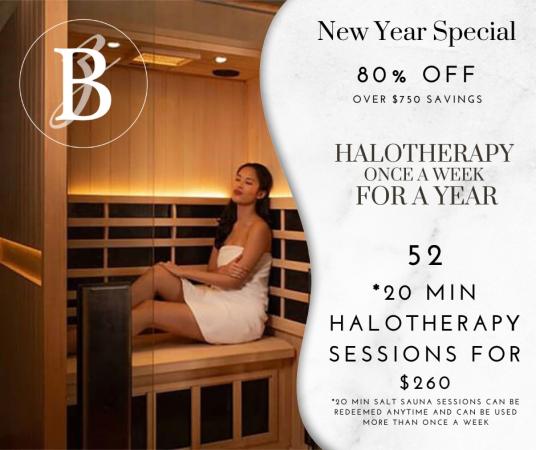 80% off Halotherapy New Year Package!