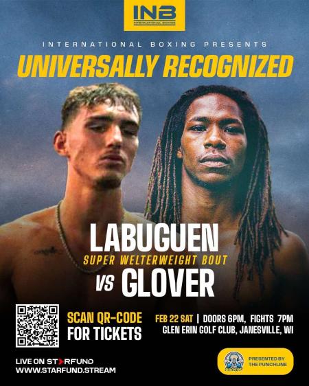 Laburguen vs Glover Super Welterweight Bout