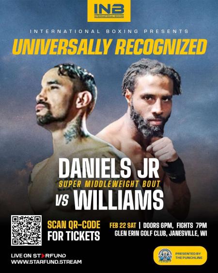 Daniels Jr vs Williams Super Middleweight Bout