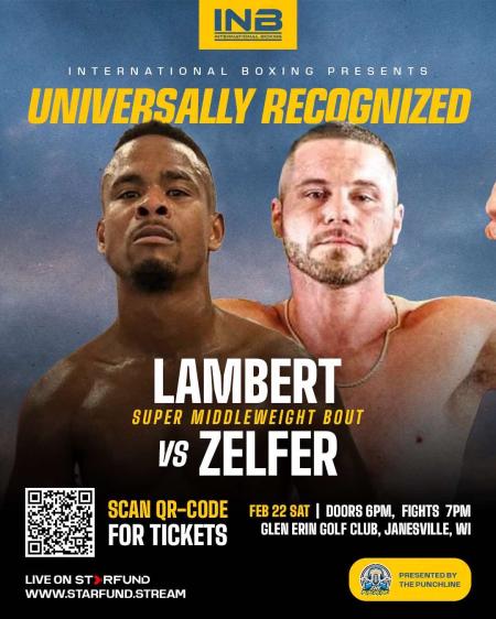 Lambert vs Zelfer Super Middleweight Bout