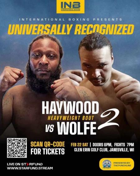 Haywood vs Wolfe Heavyweight Bout