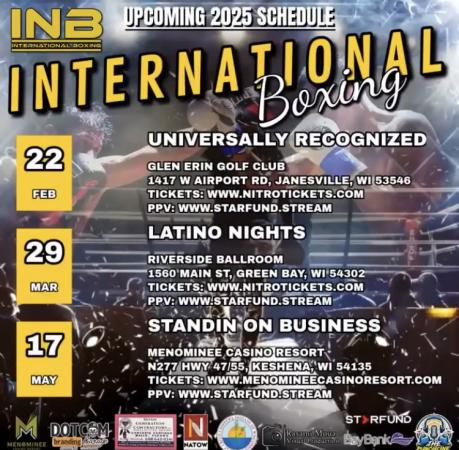 International Boxing Schedule