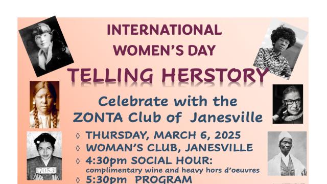 Janesville ZONTA Club International Women’s Day Celebration!