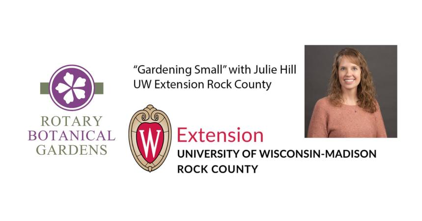 Garden Speaker Series: Gardening Small