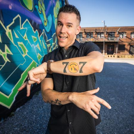 Comedian Myles Weber