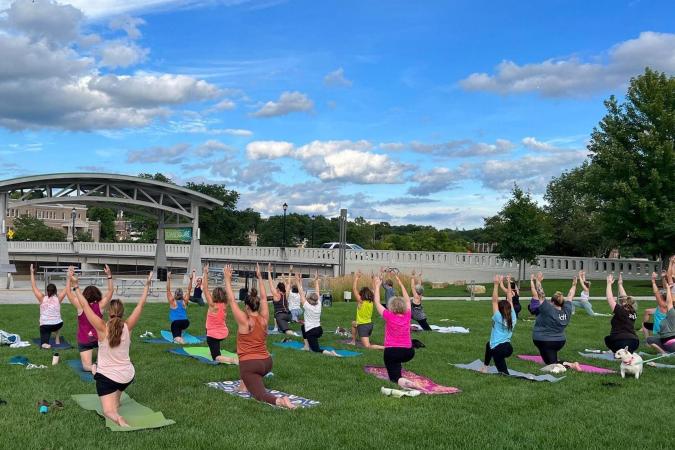 Yoga on the Square