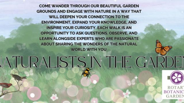 Naturalists in the Garden Roaming Presentation: Medieval Gardens