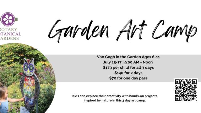 Rotary Botanical Gardens’ 2025 Kids Camps