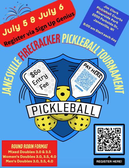 Firecracker Classic Adult Mixed Doubles Pickleball Tournament