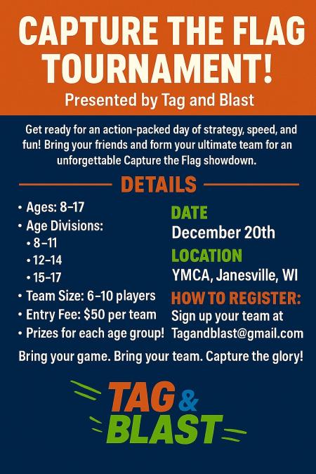 Capture the Flag Tournament at the Janesville YMCA